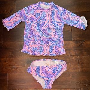 NWOT Girls Swimming Set - Lilly Pulitzer🌸